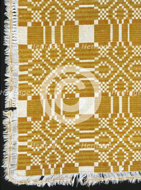 Coverlet, United States, 1820/25. Creator: Unknown.