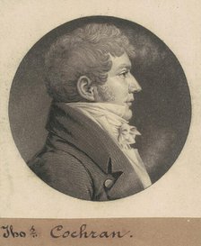 Thomas Cochran, 1809. Creator: Charles Balthazar Julien Févret de Saint-Mémin.