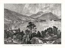 Lake George, New York State, USA, 1877. Artist: Unknown
