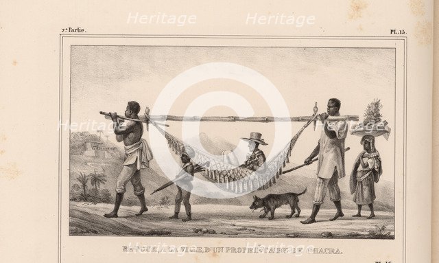 Retour, a la ville, d'un propriétaire de chacra, 1835. Creator: Debret, Jean-Baptiste (1768-1848).