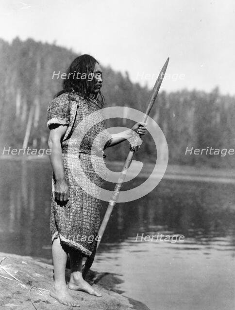 The whaler-Clayoquot, c1910. Creator: Edward Sheriff Curtis.