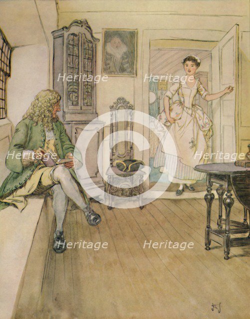 'Well, My Kate, I See You Have Changed Your Dress As I Bade You., 1912, (1923).  Artist: Hugh Thomson.