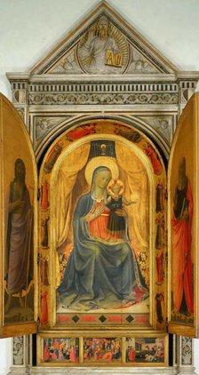 The Tabernacle of the Linaioli, ca. 1433. Creator: Angelico, Fra Giovanni, da Fiesole (ca. 1400-1455).