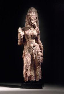 The Androgynous Form of Shiva and Parvati (Ardhanarishvara), 2nd-3rd century. Creator: Unknown.