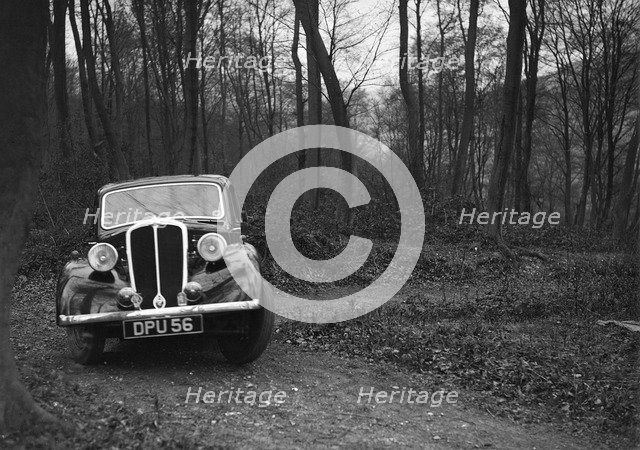 Standard Twelve at the Standard Car Owners Club Southern Counties Trial, Hale Wood, Chilterns, 1938. Artist: Bill Brunell.