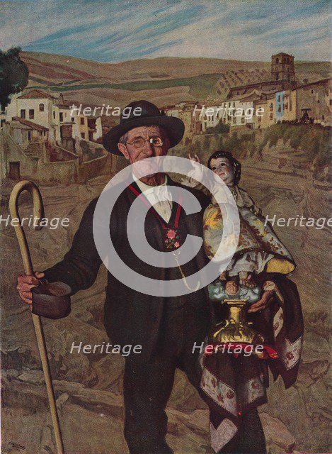 'Piety and Alms', c1921. Artist: Jose Maria Rodriguez Acosta.