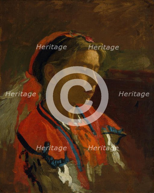 Carmelita Requena, 1869. Creator: Thomas Eakins.