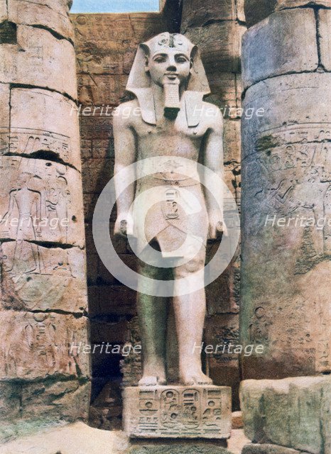 Statue of Ramses II, Luxor, Egypt, 20th century. Artist: Unknown
