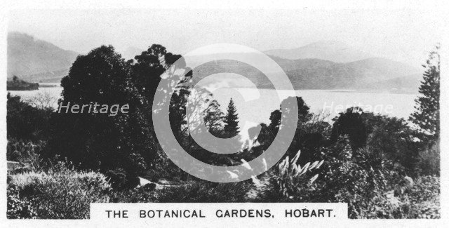 The Botanical Gardens, Hobart, Tasmania, 1928. Artist: Unknown