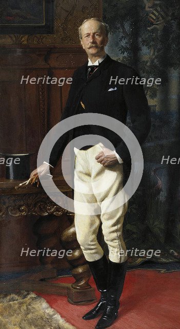 Portrait of Ernst I, Duke of Saxe-Altenburg (1826-1908), 1893. Artist: Anonymous  