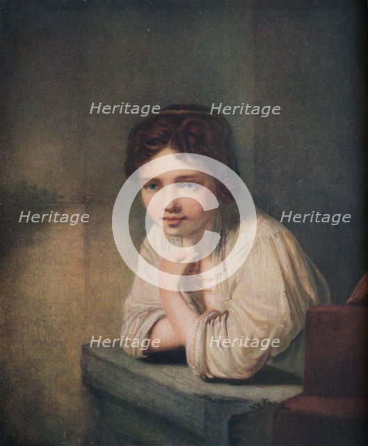 'Rembrandt's Peasant Girl', 1814. Artist: William Say.