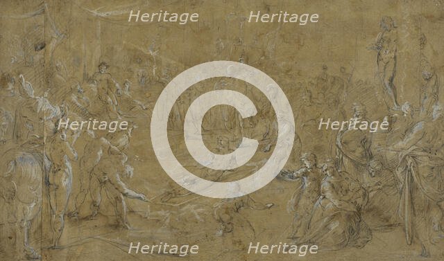 he Martyrdom of St Lawrence. Creator: Pieter Cornelisz. van Rijck.