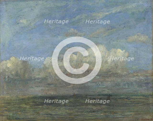 The White Cloud, 1884. Creator: James Ensor.