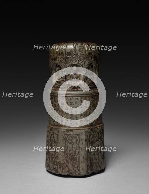 Miniature Votive Stupa, 435. Creator: Unknown.