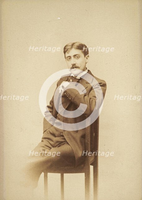 Marcel Proust, 1895. Creator: Wegener, Otto (1849-1924).