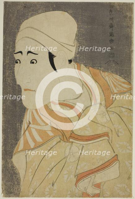 The actor Morita Kan'ya VIII as the Palanquin-bearer Uguisu no Jirosaku, 1794. Creator: Tôshûsai Sharaku.