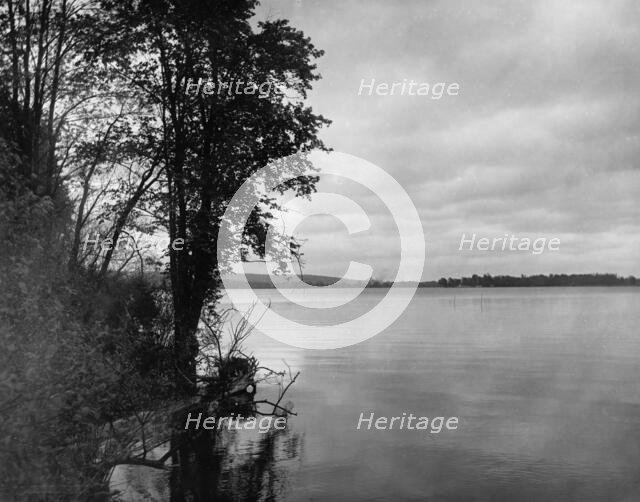 Lake, Bermus (i.e. Bemus Point) from Long Point, Chautauqua, N.Y., between 1880 and 1897. Creator: William H. Jackson.