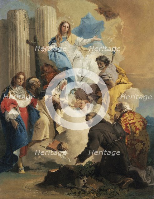 The Virgin with Six Saints, c. 1750.