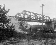 Steel bridge over Illinois River at Pearl, Ill., 1901 Oct 11. Creator: Unknown.