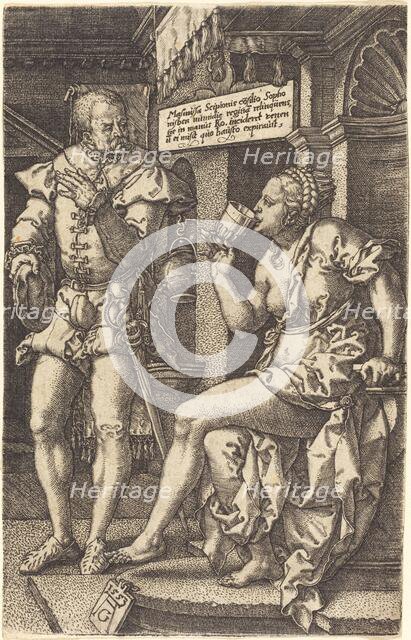 Sophonisba, 1553. Creator: Heinrich Aldegrever.