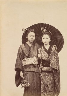 [Geisha Girls], ca. 1880. Creator: Unknown.