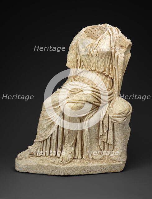 Statue of a Seated Woman, 2nd century. Creator: Unknown.