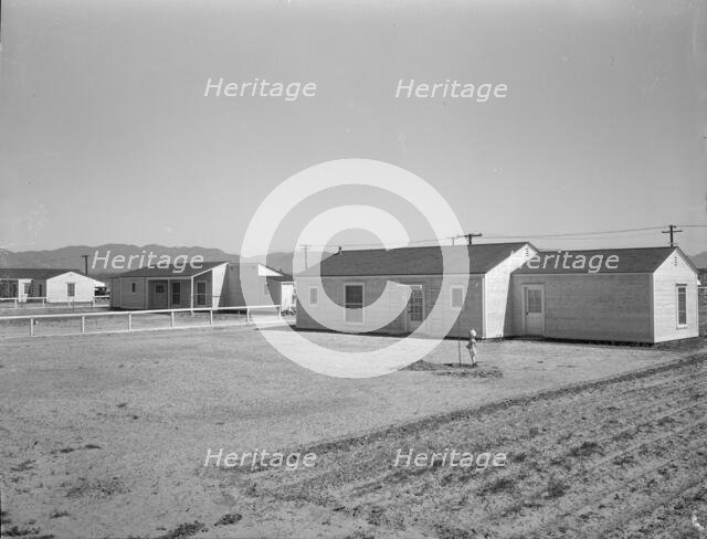 San Fernando federal subsistence homesteads, California, 1936. Creator: Dorothea Lange.