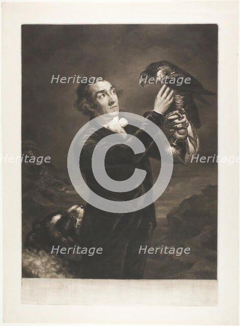 The Falconer, 1797. Creator: Samuel William Reynolds.