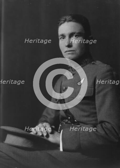 King, J.A., Lieutenant, portrait photograph, 1917 Oct. 2. Creator: Arnold Genthe.