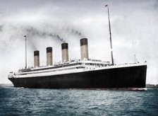 RMS 'Olympic', White Star Line ocean liner, 1911-1912. Artist: FGO Stuart.