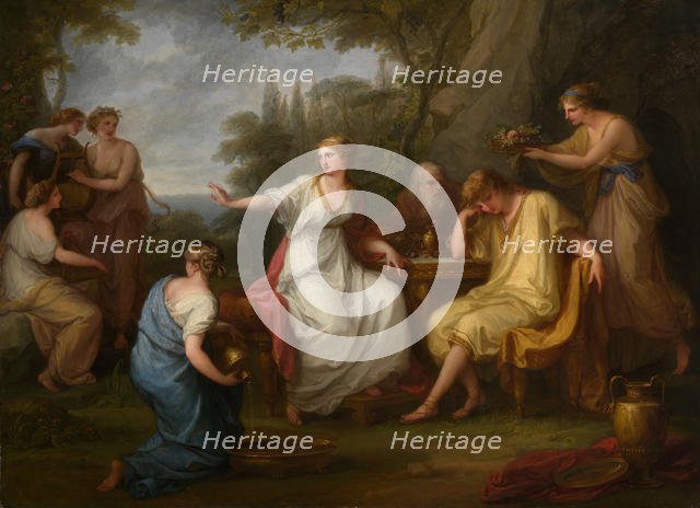 The Sorrow of Telemachus, 1783. Creator: Angelica Kauffman.