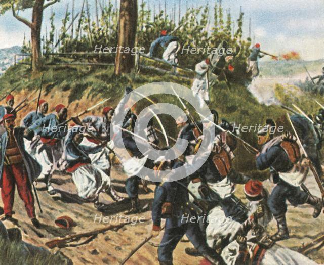 The Bavarians at Weissenburg, 4 August 1870, (1936). Creator: Unknown.