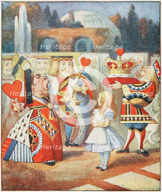 Off With His Head!, 1911. Creator: Tenniel, Sir John (1820-1914).