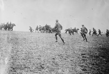 British Cavalry after attack on enemy, 21 Apr 1917. Creator: Bain News Service.