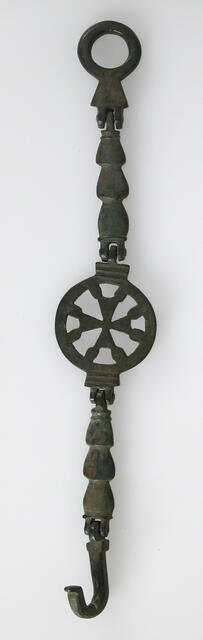 Fragment of a Polycandelon, Byzantine, 10th-12th century. Creator: Unknown.