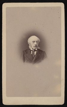 Portrait of Emilio Cornalia (1824-1882), Before 1876. Creator: Giulio Rossi.