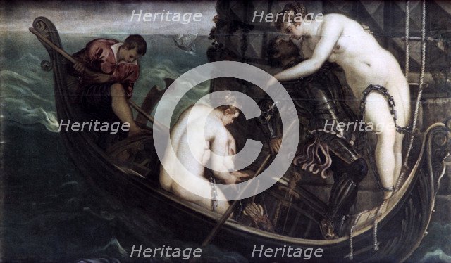 'The Deliverance of Arsinoe', after 1560-1594. Artist: Jacopo Tintoretto