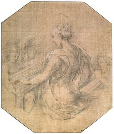 'Saint Cecilia', c1527-1530. Artist: Parmigianino    