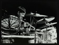 Drummer Louie Bellson playing at the Forum Theatre, Hatfield, Hertfordshire, 1979. Artist: Denis Williams