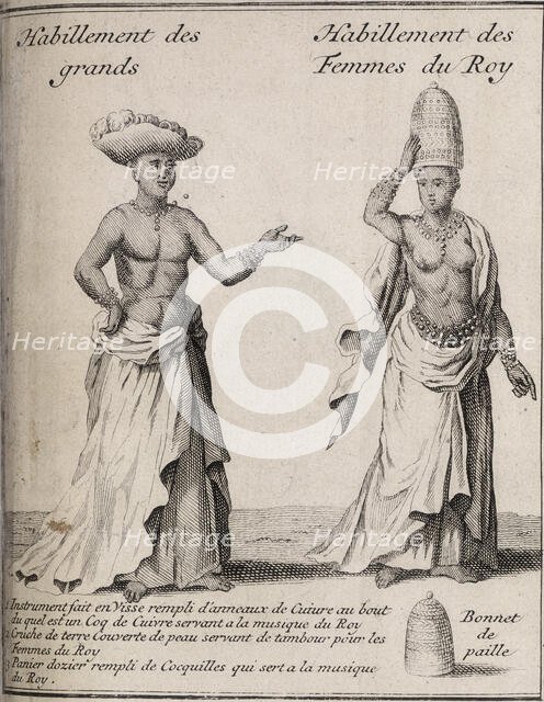 A man and woman from New Guinea, 1731. Creator: Unknown.