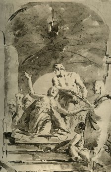 'Martyrdom of S. Giustina', c1730s, (1928). Artist: Giovanni Battista Tiepolo.