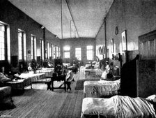 St. Mary's Hospital, Paddington: in a ward, 1895. Creator: Russell & Sons.