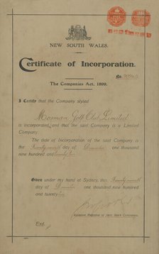 Mosman Golf Club. Creator: Unknown.