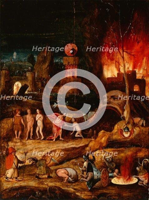 Christ in Limbo, c1540s. Creator: Herri met de Bles.