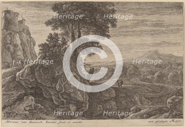 House on a Rock. Creator: Herman van Swanevelt.