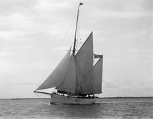 The 167 ton ketch 'Anemone' under sail, 1922. Creator: Kirk & Sons of Cowes.