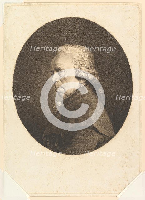 Portrait of Johann Christian Brand, 1793. Creator: Adam von Bartsch.