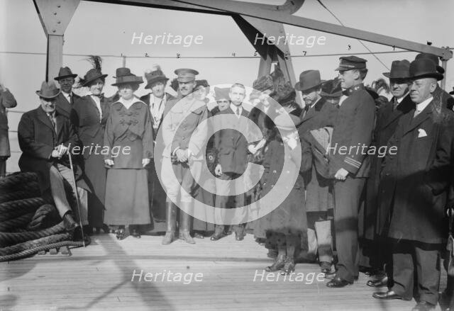 Departure of U.S.S. Jason, 14 Nov 1914. Creator: Bain News Service.