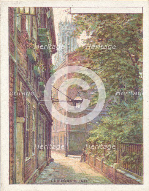 'Clifford's Inn', 1929. Artist: Unknown.