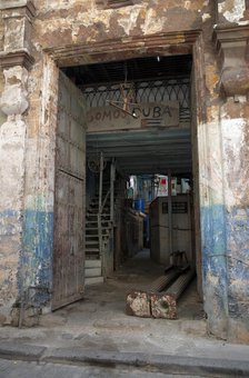 Old semi-ruined building, Havana, Cuba, 2024. Creator: Ethel Davies.